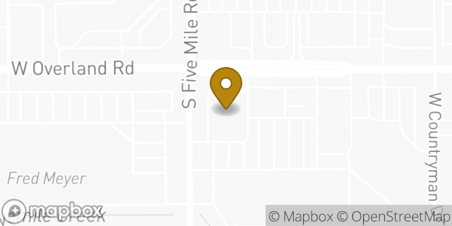 Map showing the location of Walgreens in Boise, ID 83709