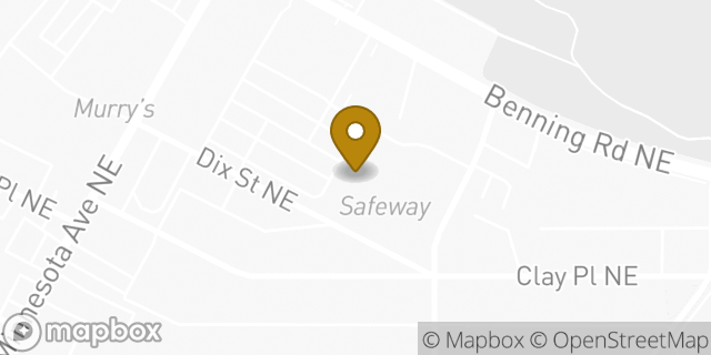 Map showing the location of Amazon Locker - Chipmunk in Washington, DC 20019