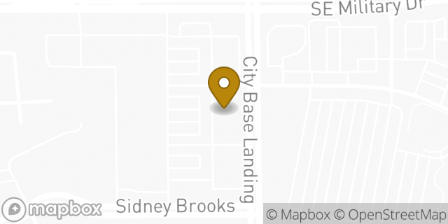 Map showing the location of Buffalo Wild Wings in San Antonio, TX 78223