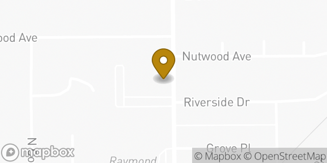 Map showing the location of The Church of Jesus Christ of Latter-day Saints in Fullerton, CA 92831