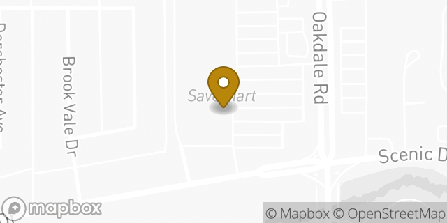 Map showing the location of Amazon Locker - Gaby in Modesto, CA 95355