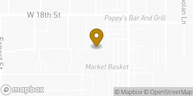 Map showing the location of FedEx ShipSite in Lake Charles, LA 70601