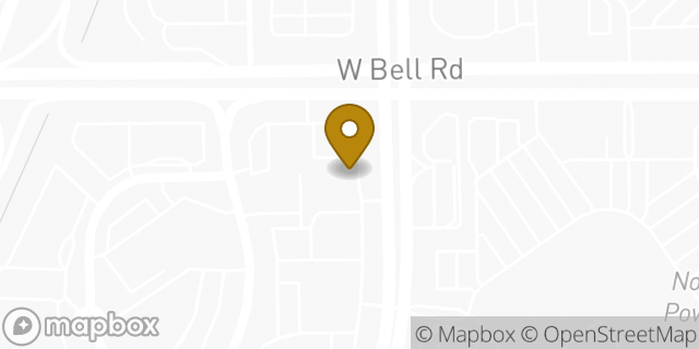 Map showing the location of Amazon Locker - Idi in Peoria, AZ 85382