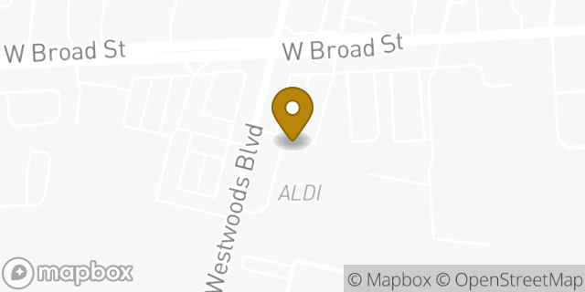 Map showing the location of Aldi in Columbus, OH 43228