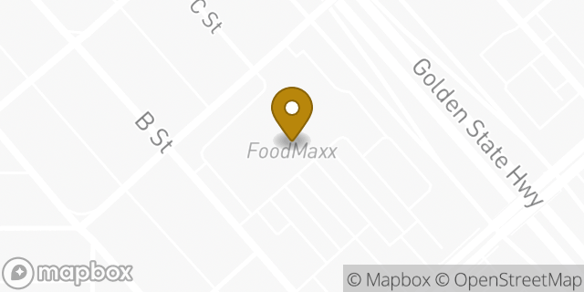 Map showing the location of Coinme in Fresno, CA 93706