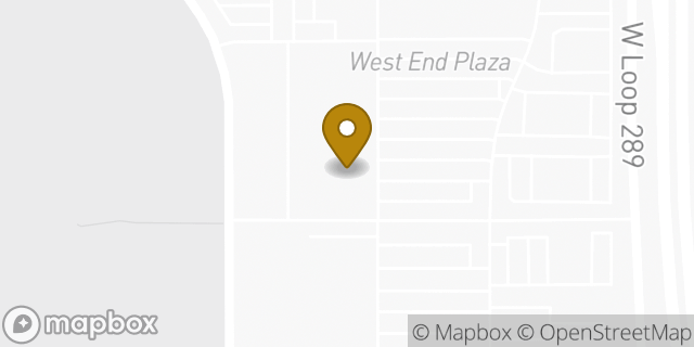 Map showing the location of Sunglass Hut in Lubbock, TX 79407