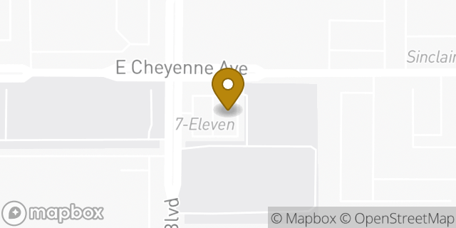 Map showing the location of ATM 7ELEVEN-FCTI in Las Vegas, NV