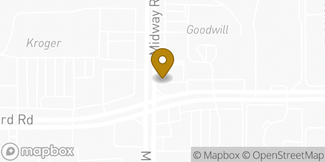Map showing the location of Chase Bank in Dallas, TX 75287