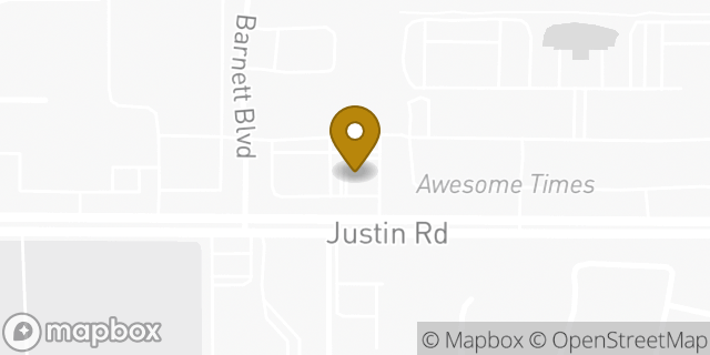 Map showing the location of FM 407 & Barnet in Highland Village, TX 75077