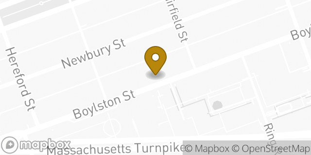 Map showing the location of Walgreens in Boston, MA 02116
