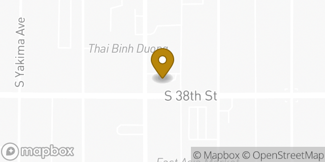 Map showing the location of Starbucks in Tacoma, WA 98418