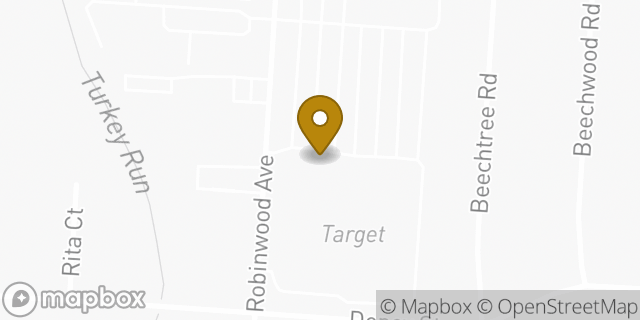 Map showing the location of Target in Whitehall, OH 43213