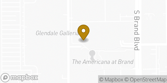 Map showing the location of Amazon Locker - Gland in Glendale, CA 91210