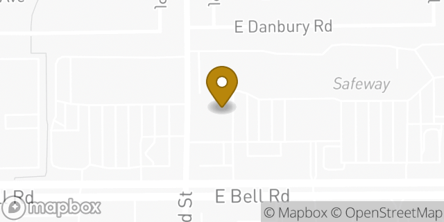 Map showing the location of Planet Fitness in Phoenix, AZ 85022