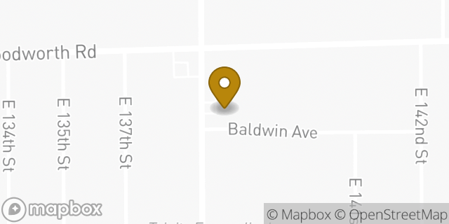 Map showing the location of Amazon Locker - Respite in Cleveland, OH 44112