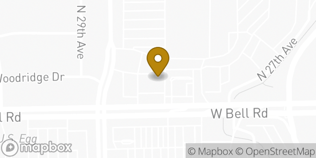 Map showing the location of Amazon Locker - Brees in Phoenix, AZ 85053