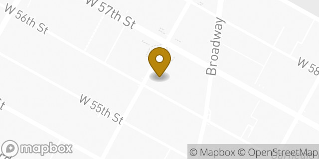 Map showing the location of Chipotle Mexican Grill in New York, NY 10019