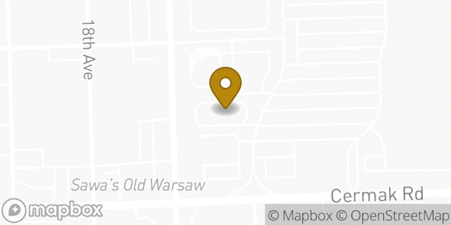 Map showing the location of McDonald's in Broadview, IL 60155