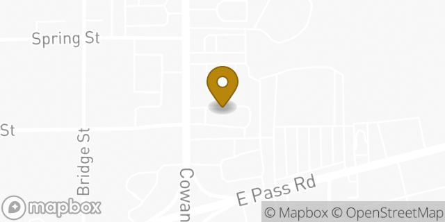 Map showing the location of McDonald's in Gulfport, MS 39507
