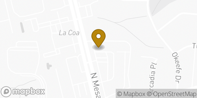 Map showing the location of The UPS Store in El Paso, TX 79902