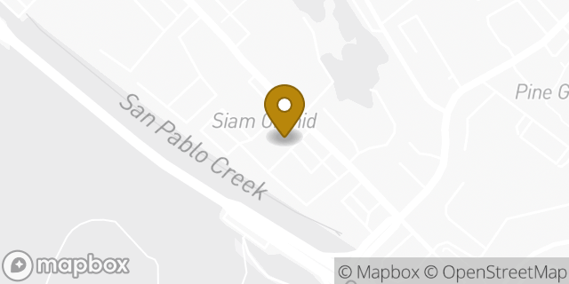 Map showing the location of The UPS Store in Orinda, CA 94563