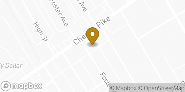Map showing the location of Amazon Locker - Anja in Sharon Hill, PA 19079