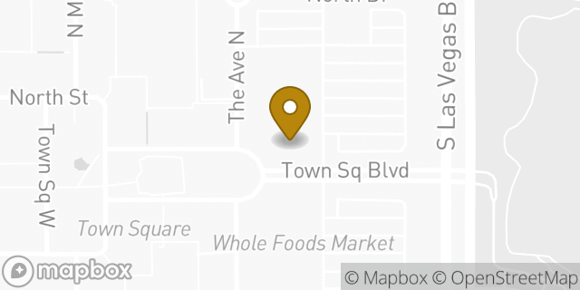 Map showing the location of The Container Store in Las Vegas, NV 89119