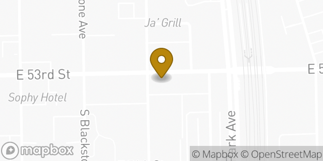 Map showing the location of The UPS Store in Chicago, IL 60615