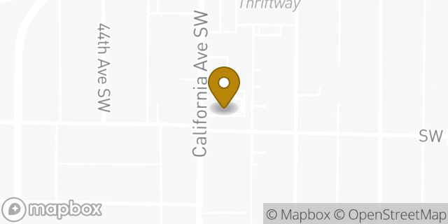 Map showing the location of McDonald's in Seattle, WA 98136