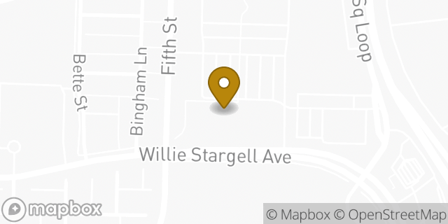 Map showing the location of Starbucks in Alameda, CA 94501