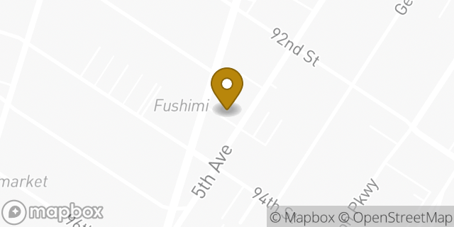 Map showing the location of Dunkin' in Brooklyn, NY 11209