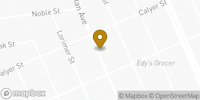 Map showing the location of Chase Bank in Brooklyn, NY 11222
