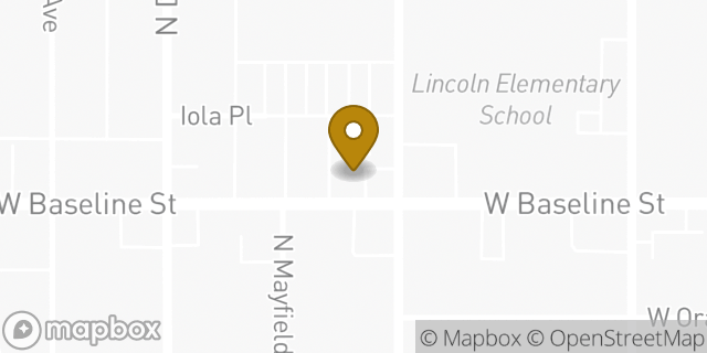 Map showing the location of Amazon Locker - Function in San Bernardino, CA 92410