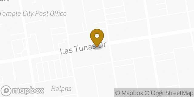 Map showing the location of American Legion in Temple City, CA 91780