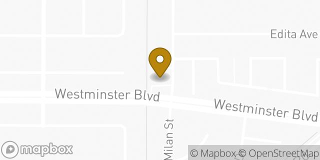 Map showing the location of 7-Eleven in Westminster, CA 92683
