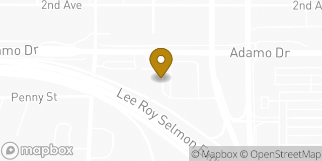 Map showing the location of Subway in Tampa, FL 33605