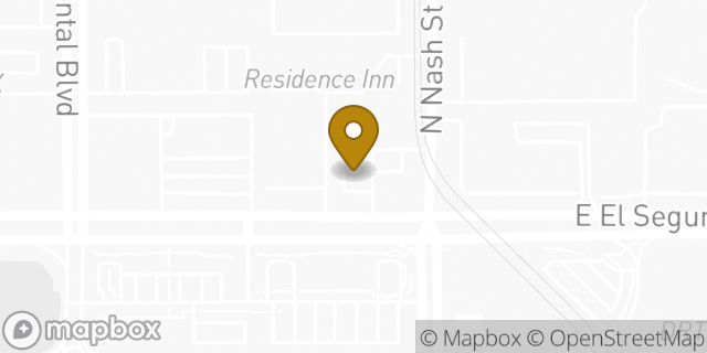 Map showing the location of 7-Eleven in El Segundo, CA 90245