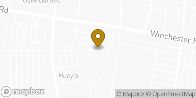 Map showing the location of Subway in Memphis, TN 38125