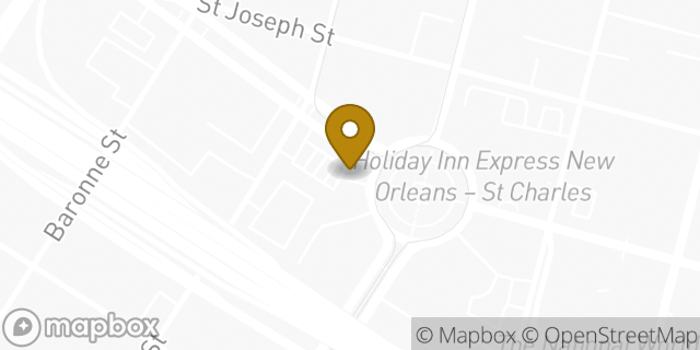 Map showing the location of ATM Circle K in New Orleans, LA 70130