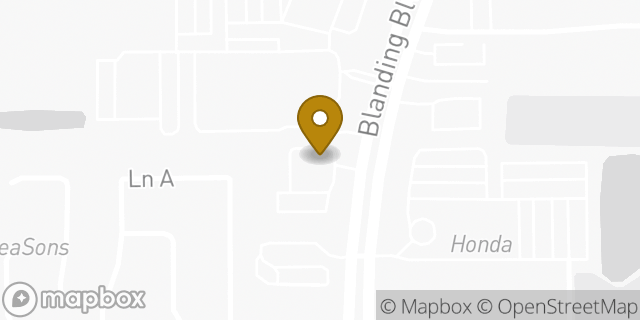 Map showing the location of Hertz in Jacksonville, FL 32244