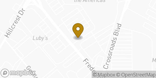 Map showing the location of Starbucks in Balcones Heights, TX 78201