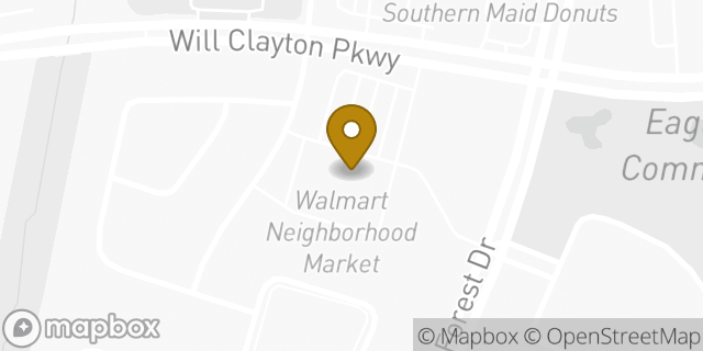 Map showing the location of Walmart Neighborhood Market in Humble, TX 77346