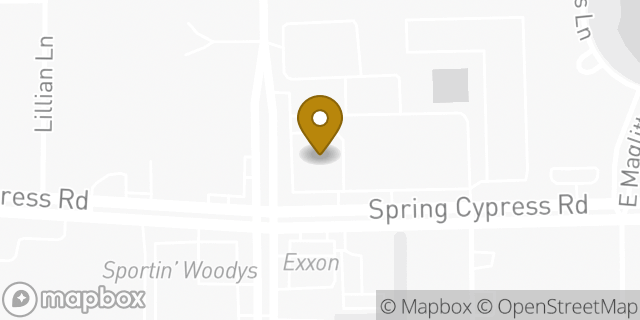 Map showing the location of Walgreens in Tomball, TX 77377