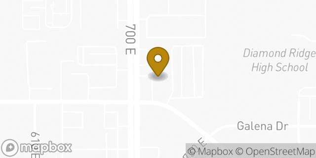 Map showing the location of Amazon Locker - Clearance in Sandy, UT 84070