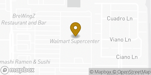 Map showing the location of Walmart in Houston, TX