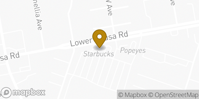 Map showing the location of Starbucks in El Monte, CA 91731