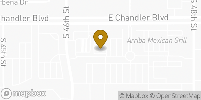 Map showing the location of Starbucks in Phoenix, AZ 85048