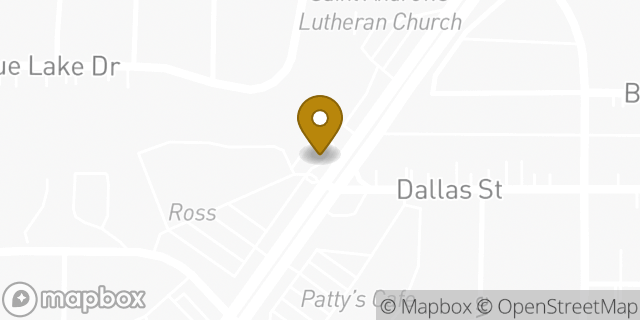 Map showing the location of Starbucks in La Mesa, CA 91942