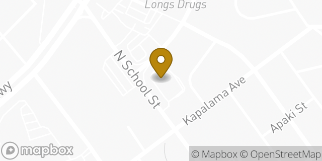 Map showing the location of Walgreens in Honolulu, HI 96817