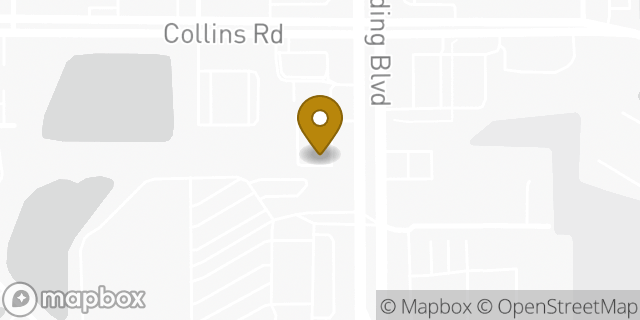 Map showing the location of Dunkin' in Jacksonville, FL 32244
